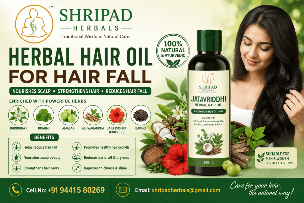 Herbal Hair Oil for Hair Fall
