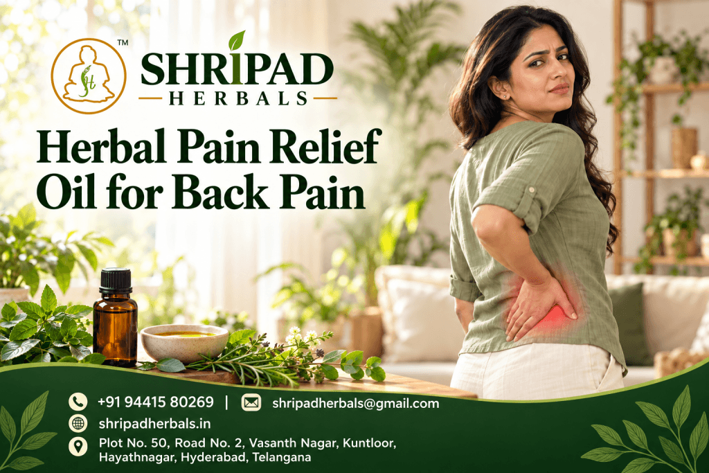 Herbal Pain Relief Oil for Back Pain